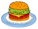 Online coloring Hamburger