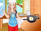 Fashionable Cooking Girl
