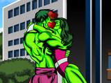 Hulk Kissing 