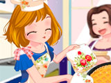 Baking Pie with Mom Dress Up