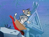 Tom and Jerry races from a mountain