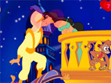 Princess Jasmine Kissing Prince
