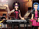 Rockband Keyboard Girl