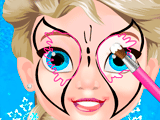 Baby Elsa Butterfly Face Art