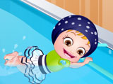 Baby Hazel Swiming Time
