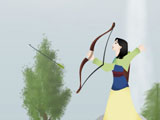 Mulan Bow and Arrow Shooting