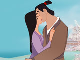 Princess Mulan Kissing Prince