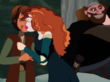Merida and the Prince Kissing