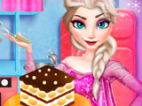Elsa Cooking Tiramisu