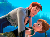 Frozen Anne and Hans in Boat Puzzle