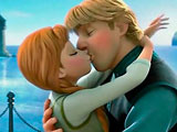 Frozen Anna and Kristoff Kissing Puzzle