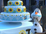 Frozen Olaf Eat Cake Puzzle
