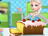 Elsa Cooking Pound Cake