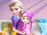 Elsa and the New Born Baby