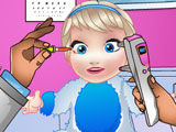 Baby Elsa Eye Doctor