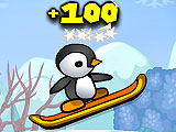 Penguins Skiing