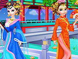 Elsa and Anna Chinese 
