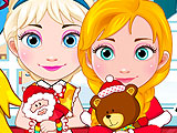 Elsa And Anna Babies Christmas