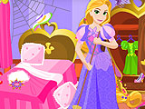 Rapunzel Party Clean Up