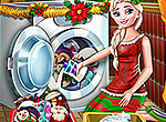 Elsa Washing Christmas Toys