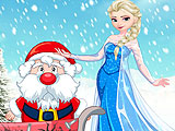 Elsa Is Helping Santa