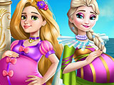Elsa And Rapunzel Pregnant Bffs