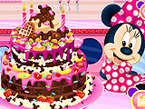 Minnie Mouse Chocolate Cake 