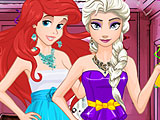 Elsa and Ariel Party