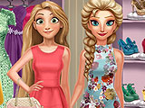 Elsa And Rapunzel Dressing Room