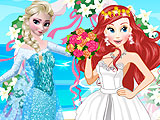 Elsa At Ariel s Wedding