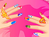 Super Barbie Glam Nails