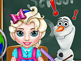 Baby Elsa School Time