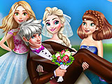 Elsa Wedding Photo Dress Up
