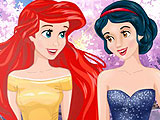Ariel and Snow White BFFS