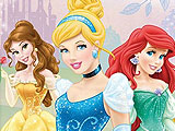 Disney Princess Spot the Five Deference