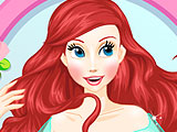 Ariel Wedding Hairstyle And Dress