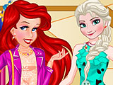 Ariel And Elsa Disney Princess