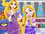Baby Rapunzel And Mom Shopping