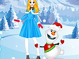 Elsa And Olaf Dress Up