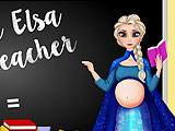 Pregnant Elsa School Teacher