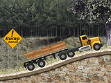 18 Wheeler Lumber Cargo